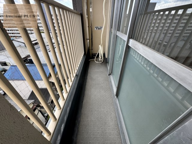 高殿コーポのバルコニー