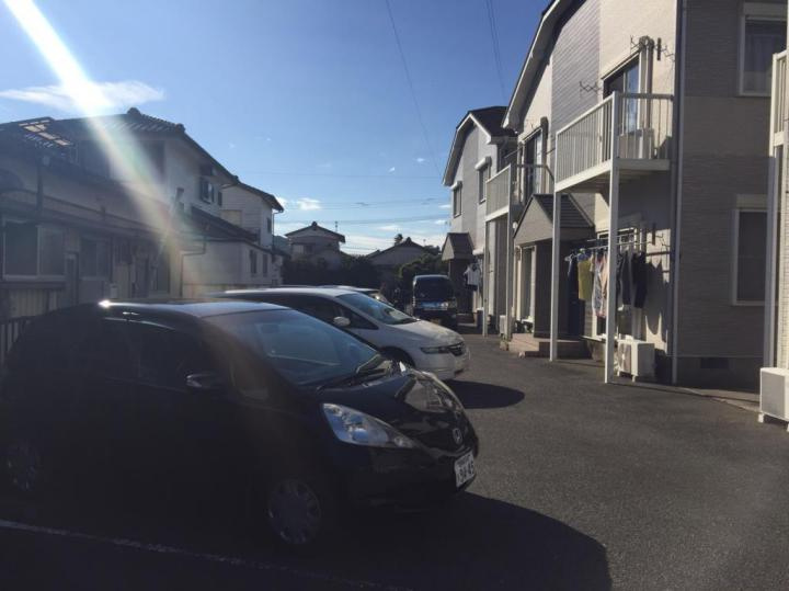 フローリッシュⅠの駐車場