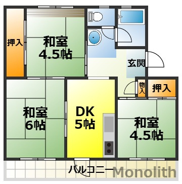 光明台28号棟の間取り