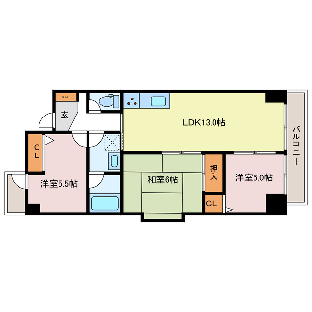 ブルーエスの間取り