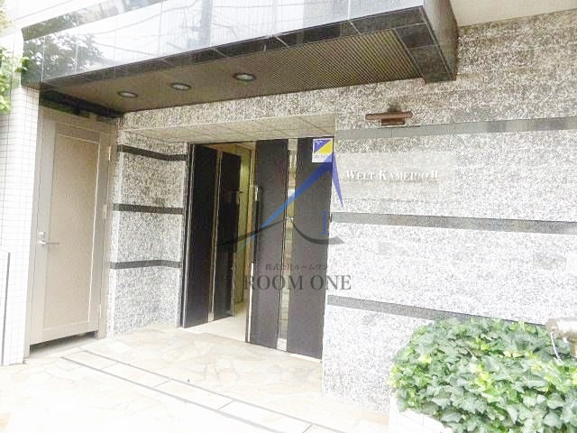 ヴェルト亀戸Ⅱのエントランス|エントランスです。