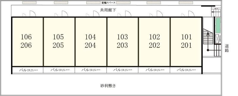 リブリ・Brunの区画図