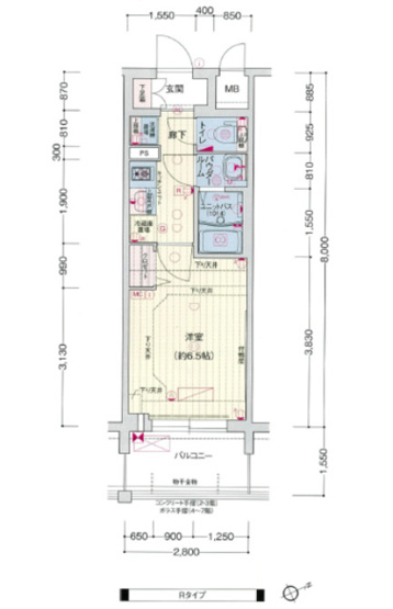 【間取り】 | プレサンスザ神戸