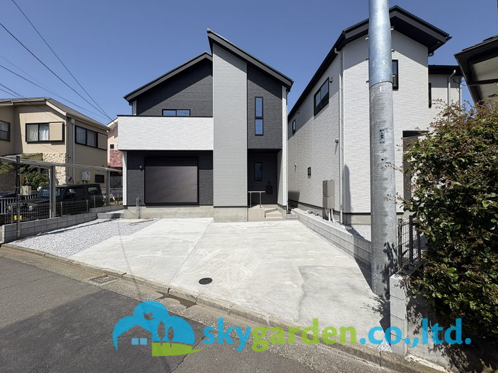 藤沢市片瀬8期　新築戸建の外観|物件の外観です