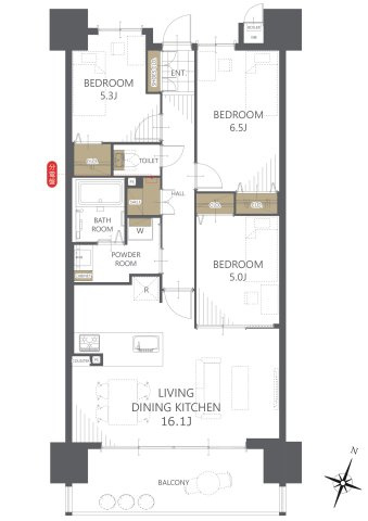 【間取り】カルティア刈谷松坂 