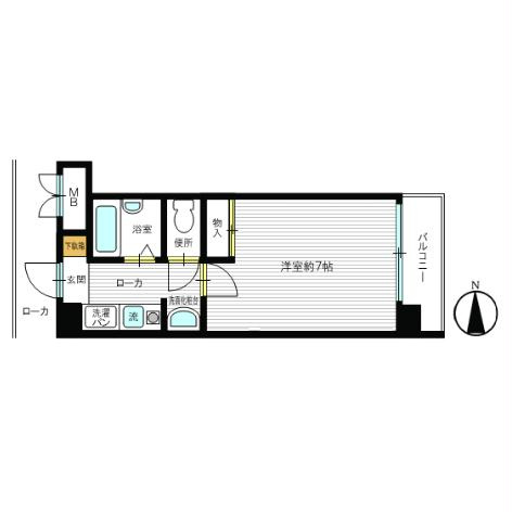 リバーパーク北条の間取り
