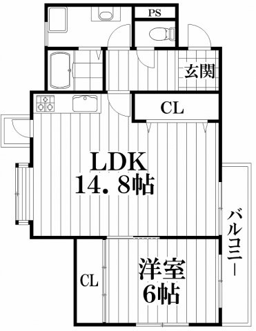 【間取り】 | ファミール吉田Ⅰ