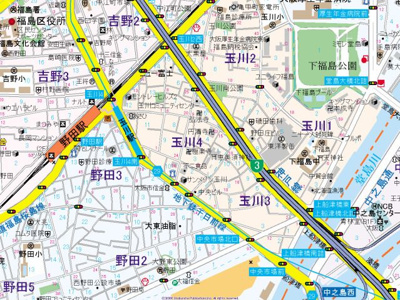 【地図】 | アドバンス西梅田Ⅲエミネンス