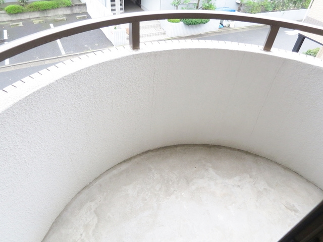 市川コーポ３のバルコニー