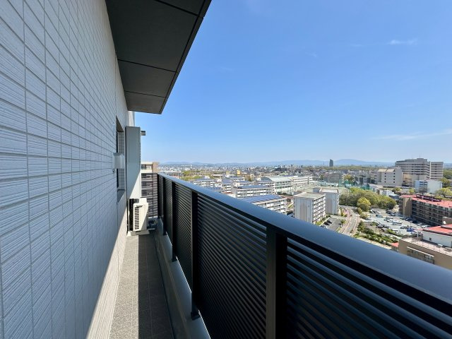 プラセシオン千種自由ヶ丘の展望|南東角部屋の為、開けた眺望が特徴です。
