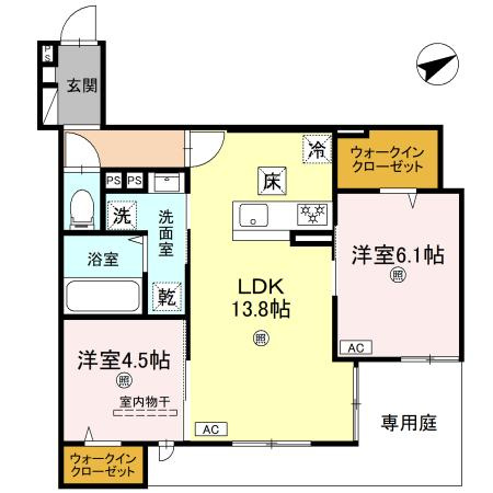 La Maison林崎の間取り