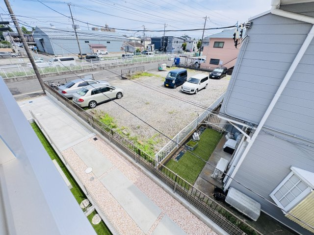 松戸市西馬橋４丁目新築戸建【旭町小学校：8分】の展望|バルコニーより南側眺望