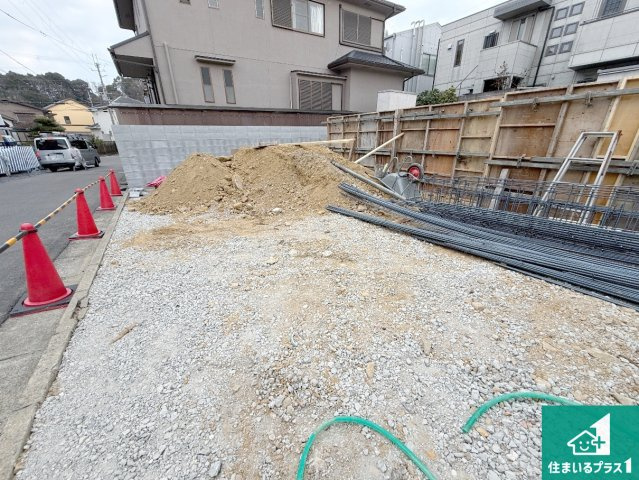 河内長野市緑ケ丘北町　第1期　新築一戸建ての外観|現在の進捗状況です！順調に作業進行中、完成が待ち遠しいです！詳細の間取り等、お気軽にお問い合わせください！