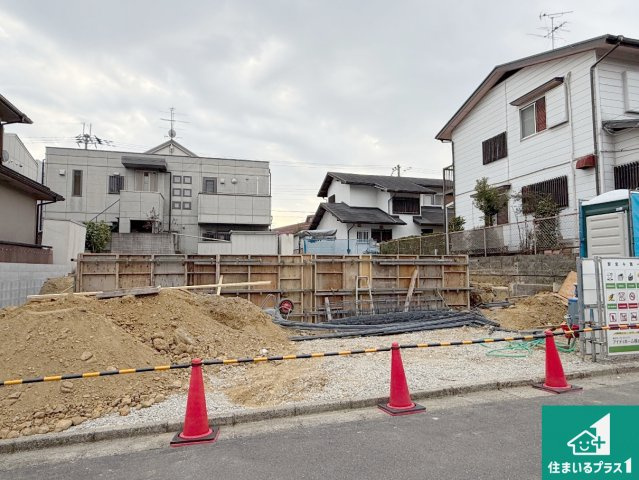 河内長野市緑ケ丘北町　第1期　新築一戸建ての外観|現在の進捗状況です！順調に作業進行中、完成が待ち遠しいです！詳細の間取り等、お気軽にお問い合わせください！