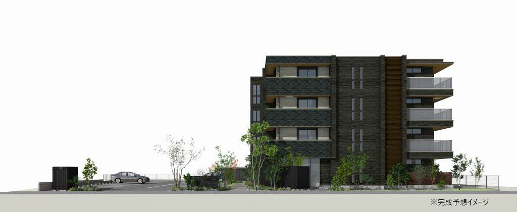 シャーメゾンステージ神明の外観パース