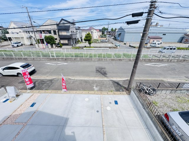 松戸市西馬橋４丁目新築戸建【旭町小学校：8分】の展望|バルコニーより道路側眺望