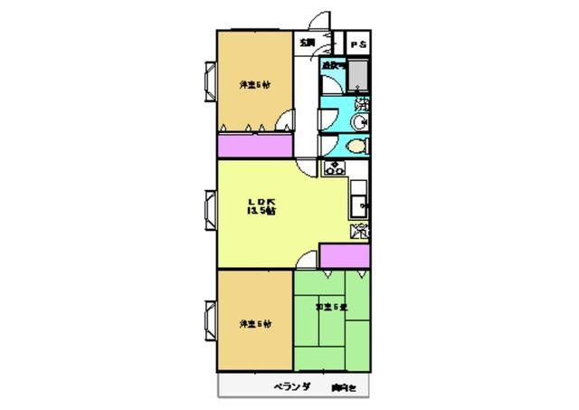 メゾンホークロードの間取り