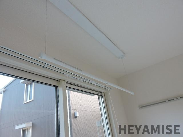 カーサアレテオの設備|室内物干し※反転間取りのお部屋の写真です※