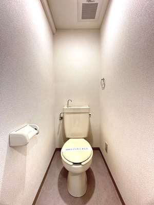 【トイレ】 | アクティ宮崎台 | 人気のバストイレ別です♪トイレが独立していると使いやすいですよね☆横にはタオルを掛けられるハンガーもあります♪