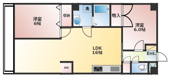 マグノリア立川の間取り