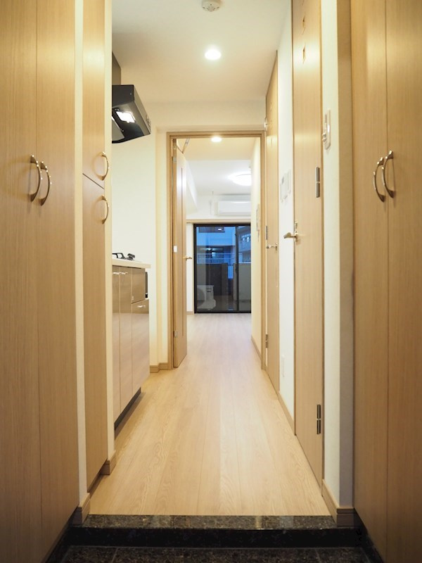 ルーブル武蔵中原参番館の玄関