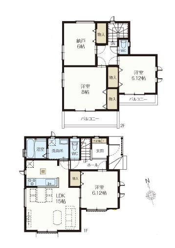 川口市安行領根岸　新築戸建　C号棟