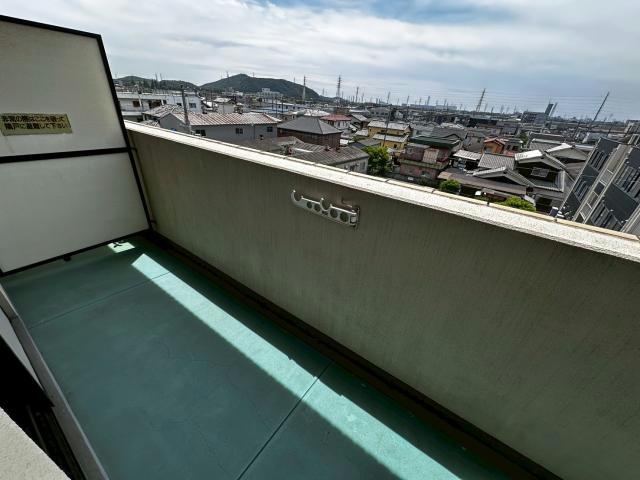 ソレイユ南条のバルコニー
