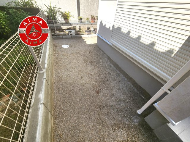 福岡市早良区飯倉3丁目第20-2棟（2号棟）の庭|お庭で自由な時間を過ごせます。