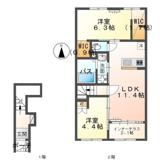 【間取り】 | Central　Garden　Ⅱ
