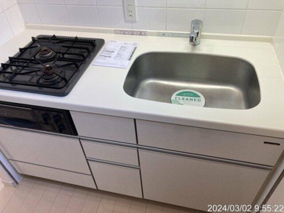 【キッチン】 | デュオ・スカーラ東日本橋 | システムキッチン（2口ガスコ… 