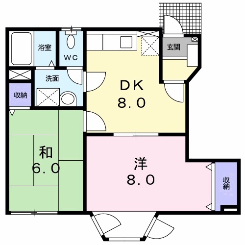【間取り】 | ファミリードエル1