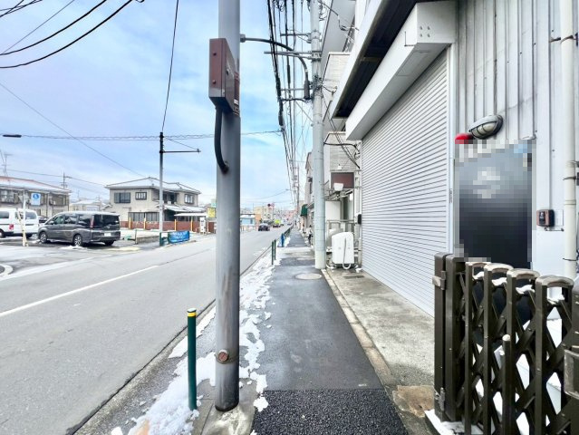 板橋区赤塚6丁目　建築条件無し売地の前面道路含む現地写真|現地写真

現地ご見学希望・資料請求などお気軽にお問い合わせ下さい！
03-5990-5201