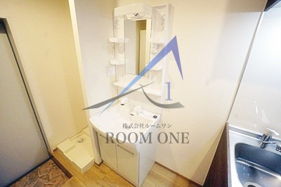 キャメル草加吉町2丁目Ⅱの洗面所|洗面台です。