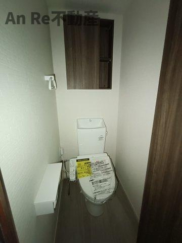 川口市戸塚２丁目のアパートのトイレ