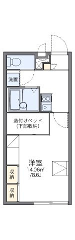 レオパレス赤穂２の間取り