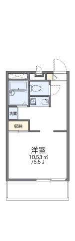 レオパレス毘沙門の間取り