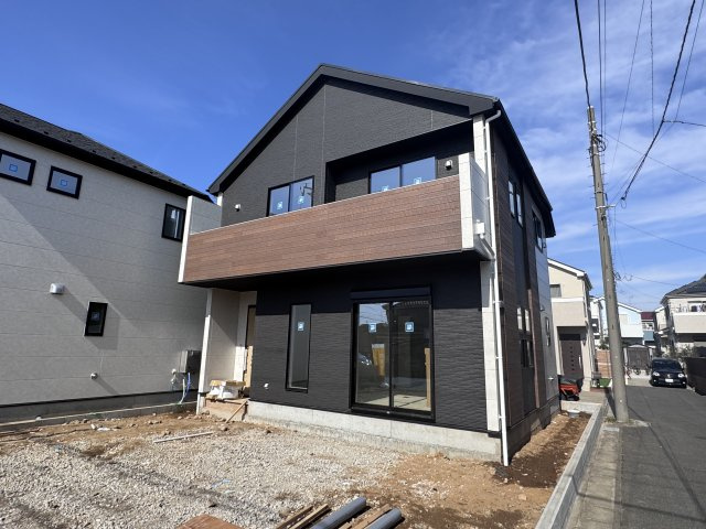 松戸市栄町西1期の外観|1号棟外観・2月10日撮影・もうすぐ完成！