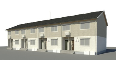 【外観】 | ＴＯＲＩＳＩＡＳ花垣 Ⅱ | ※完成予想図につき、実物とは多少異なる場合があります。