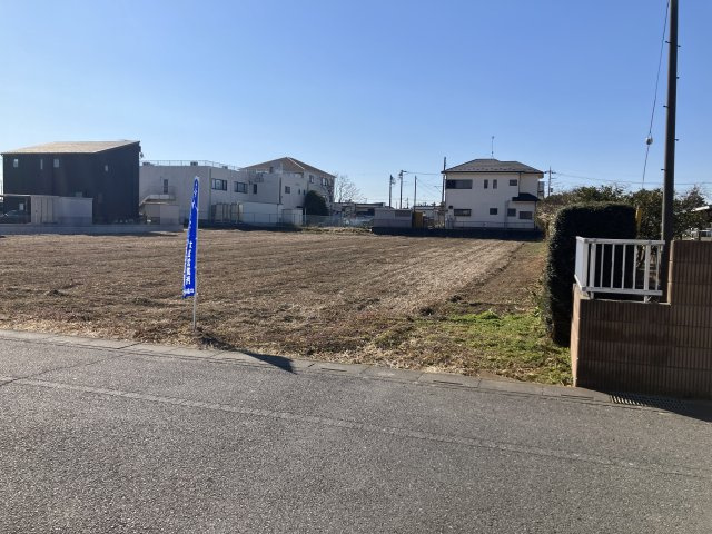 敷地面積７６坪　売地　越谷市平方⑤の外観|保育園徒歩1分！幼稚園や小中学校も近いで子育て環境良好です♪
現地（2026年2月）撮影