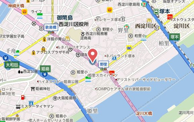 【地図】 | エスリードレジデンス大阪WEST