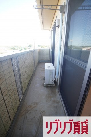 フェリシティ小倉のバルコニー