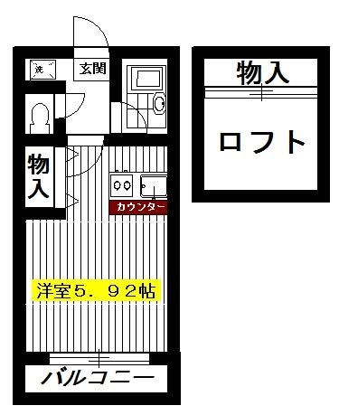 ロワジール貫井Ｄの間取り