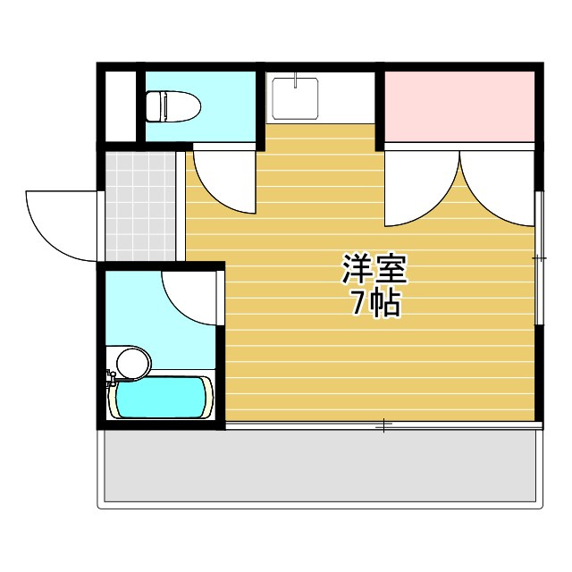 メゾンカッサ庄内の間取り