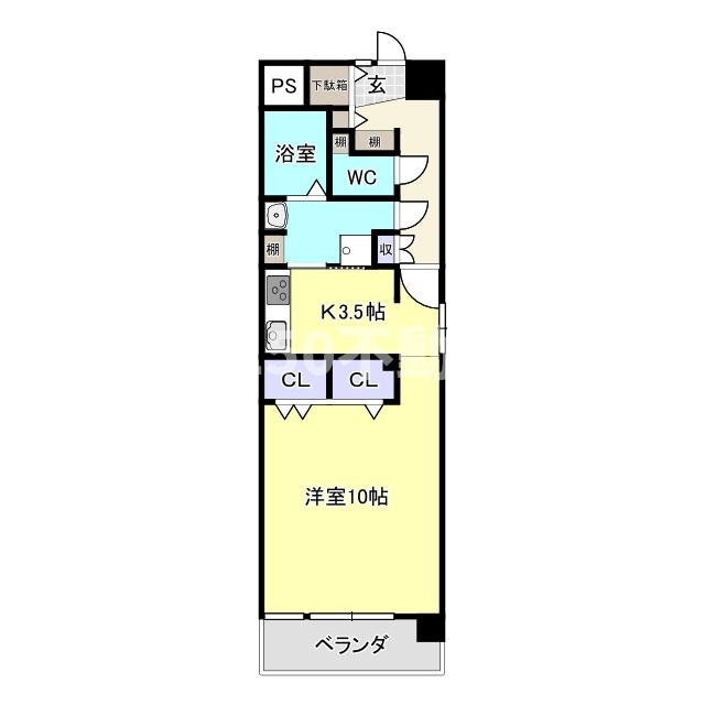 クリスタルランドの間取り