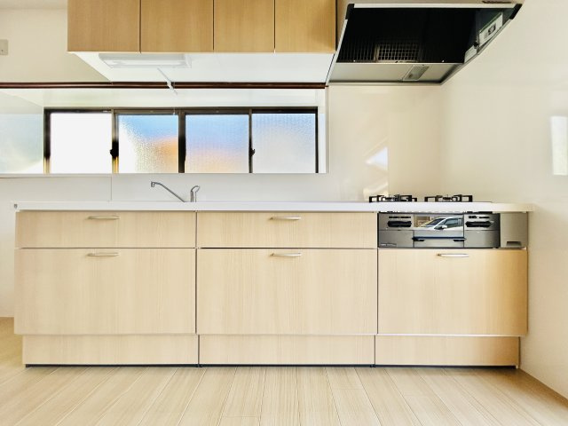 桐生市天神町のキッチン|収納力豊富なキッチン♪
大小問わず、適材適所な収納を実現！