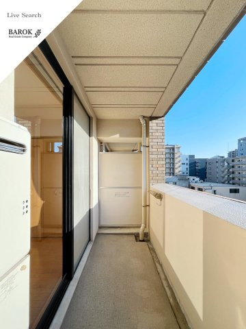 福岡市中央区渡辺通２丁目の賃貸マンションのバルコニー