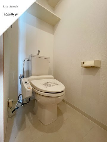 福岡市中央区渡辺通２丁目の賃貸マンションのトイレ