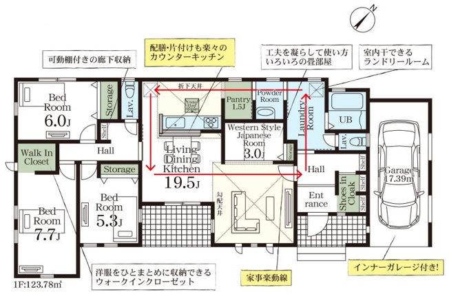 【間取り】 | リーブルガーデン．S　深谷宿根第３　 | 間取図