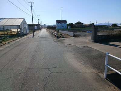 【前面道路含む現地写真】 | リーブルガーデン．S　深谷宿根第３　 | 現地前面道路（2026年02月03日）撮影