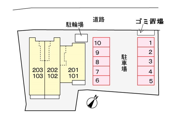 ノイソレイユの区画図